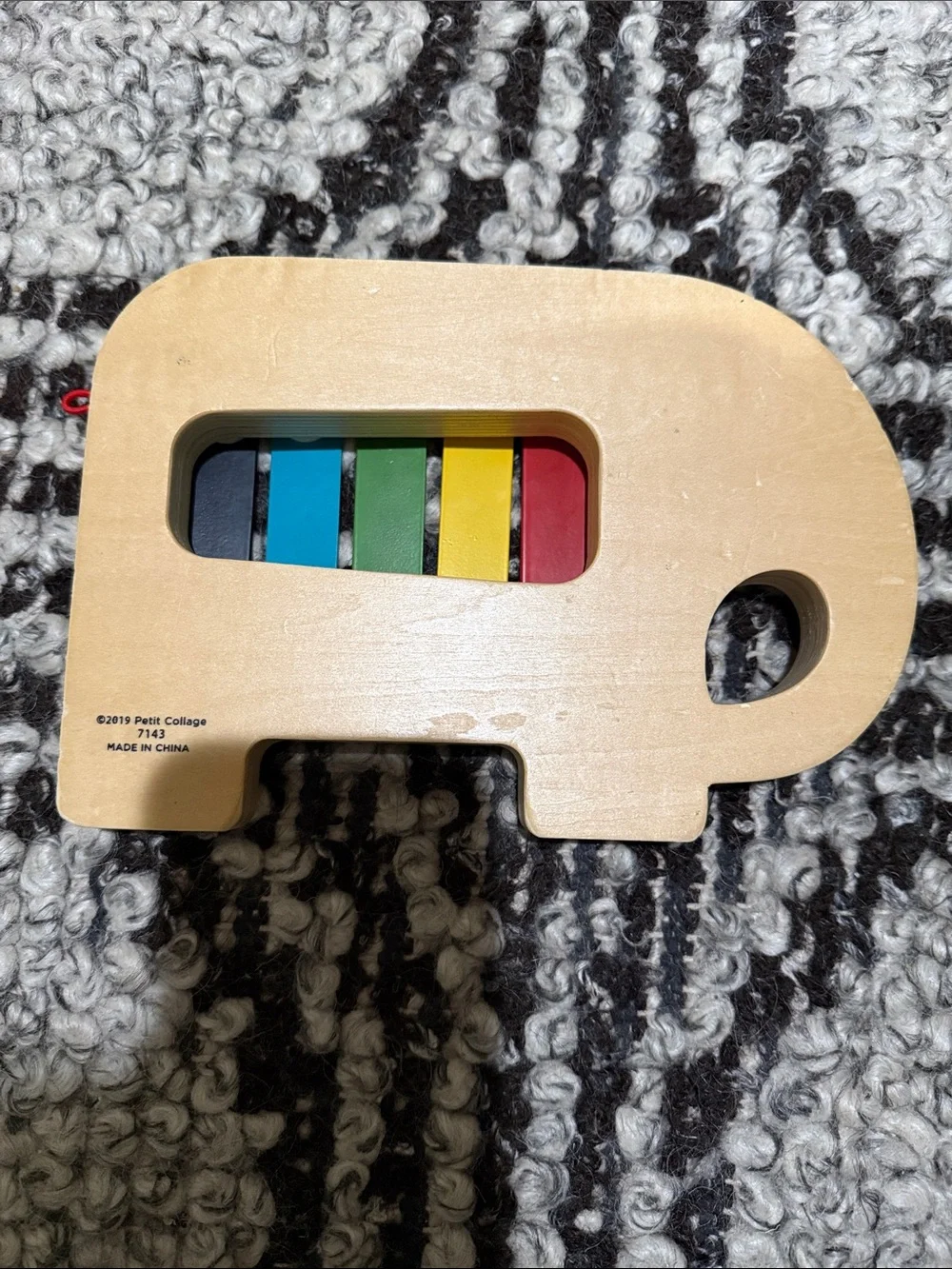 Petit Collage wooden elephant xylophone